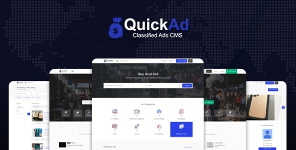 Quickad Classified v10.2 – Classified Ads CMS PHP Script Free