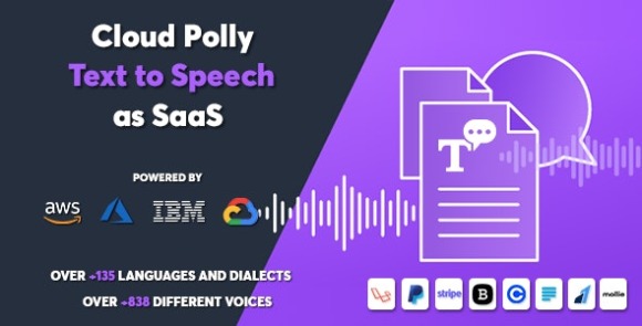 Cloud Polly v1.5 – Ultimate Text to Speech as SaaS Nulled Script