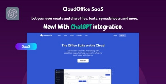 CloudOffice SaaS v1.3.4 – Office Apps & Productivity PHP Script