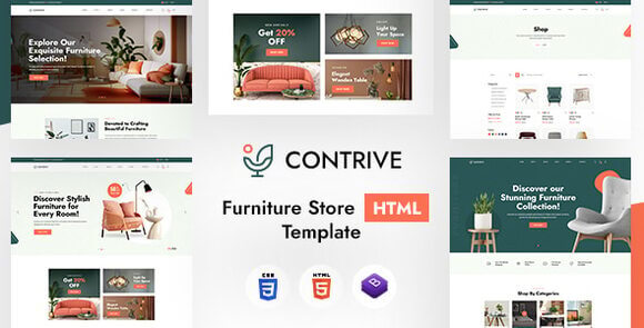 Contrive – Furniture Store HTML Template