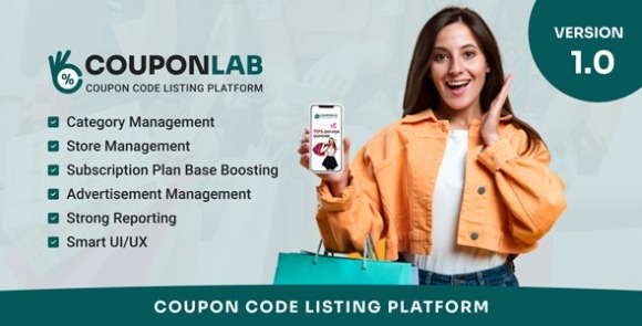 CouponLab v1.0 Nulled – Coupon Code Listing Platform PHP Script