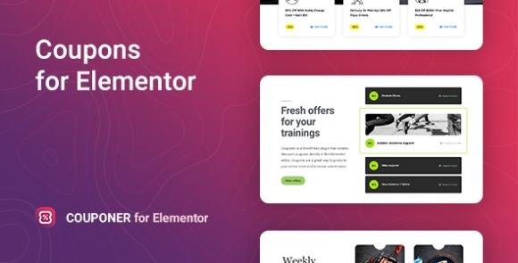 Couponer v1.1.5 – Discount Coupons for Elementor Addon