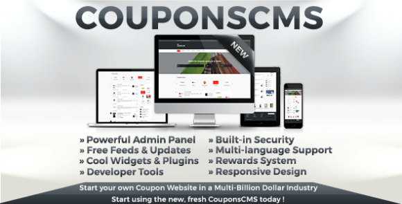 Coupons CMS 7 Nulled Script v7.50 (Full)