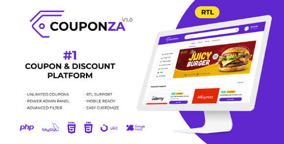 Couponza v2.0.0 – Ultimate Coupons & Discounts Platform PHP Script