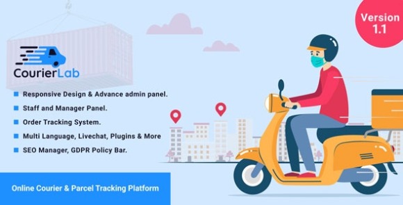 CourierLab v1.1 – Online Courier and Parcel Tracking Platform Script