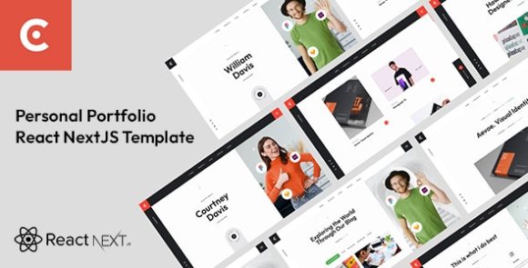 Courtney v1.0.0 – React Personal Portfolio NextJS Template