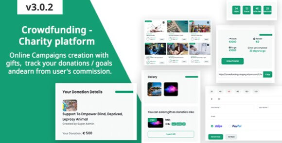 CrowdFunding v3.0.2 – Fund Raising Platform / Charity / Donation PHP Script