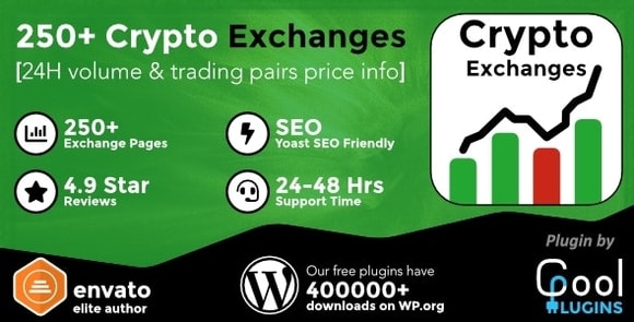 Cryptocurrency Exchanges List Pro Nulled v2.5 – WordPress Plugin