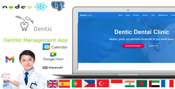 Dentic v1.1.0 – The AI Smart Solution for Dental Clinics PHP Script