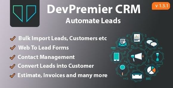 DevPremier CRM v1.4 – Convert Leads into Customers FREE