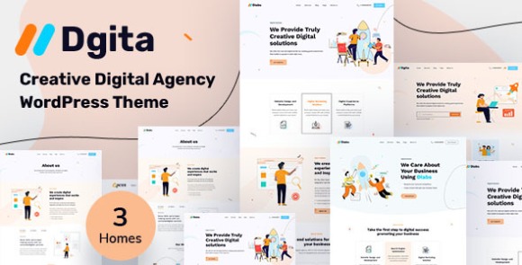 Dgita v1.0 – Creative Digital Agency HTML5 Template Free