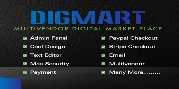 DigMart v3.8.0 – Multivendor Digital MarketPlace PHP Script