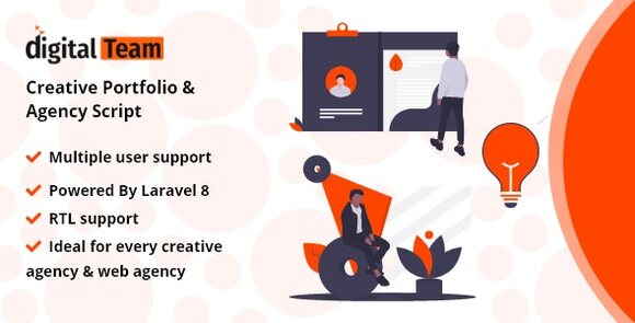 DigitalTeam v2.0 – Creative Portfolio & Agency Script