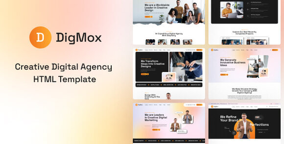 Digmox – Digital Agency HTML Template