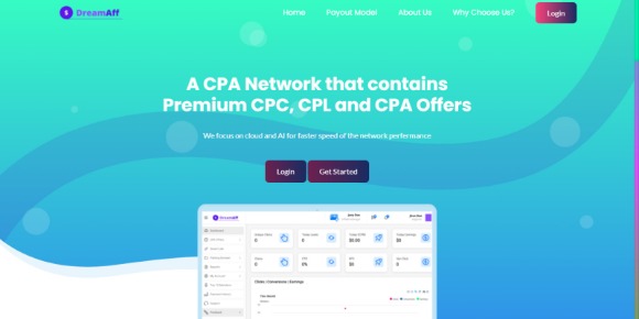DreamAff v1.0 – CPA Affiliate Script Free