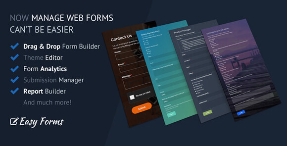Easy Forms v2.4 Nulled – Advanced Form Builder and Manager PHP Script