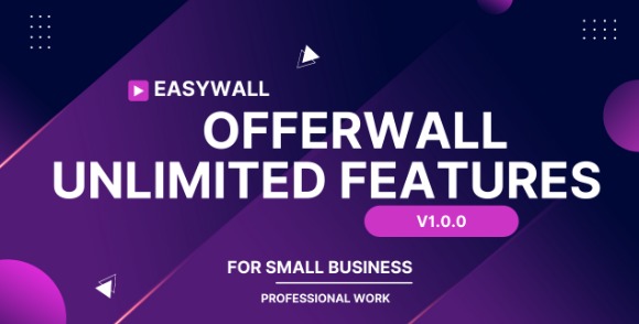 EasyWall Offerwall Script and Advertising v1.0.0 –  PHP Script