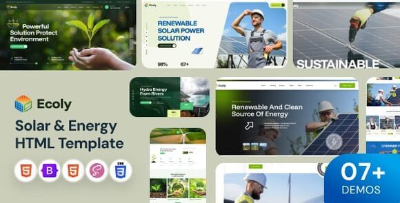 Ecoly – Ecology & Solar Renewable Energy HTML Template