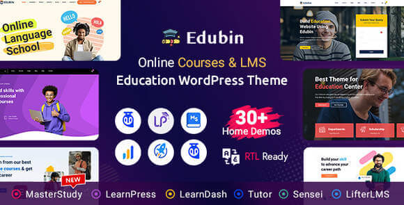Edubin v9.5.10 – Education WordPress Theme