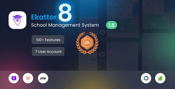 Ekattor 8 v1.5 Nulled – School Management System (SAAS) PHP Script