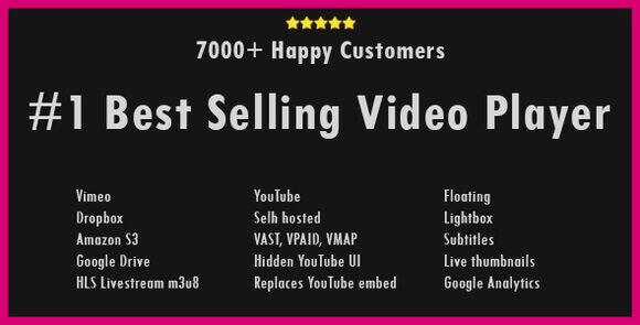 Elite Video Player v11.0.1 – WordPress Plugin