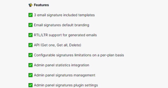 Email Signatures Plugin v1.0 for v34 by AltumCode Addon