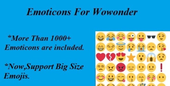 Emoticons For Wowonder Addon – 15 April 2021 Update
