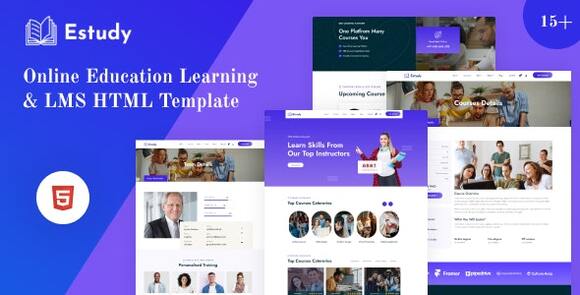 Estudy v1.0 – Online Education Learning & LMS HTML Template