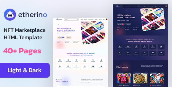 Etherino – NFT HTML Marketplace