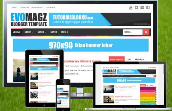 EvoMagz v6.3.0 – Responsive Blogger Template for Blog Website
