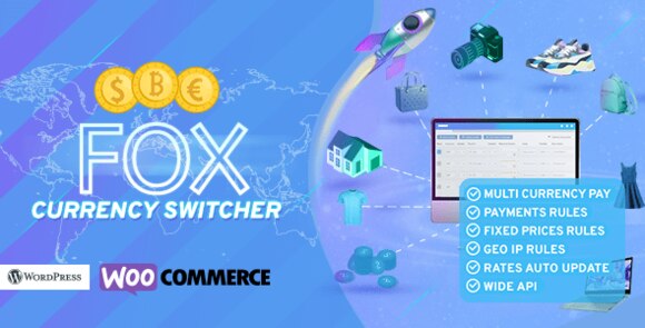 FOX v2.4.4 – Currency Switcher Professional for WooCommerce Plugin
