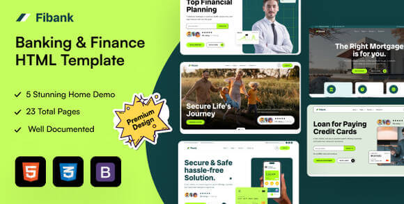 Fibank – Banking and Finance HTML5 Template