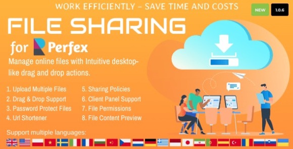 File Sharing for Perfex CRM v1.0.6 – Module Free