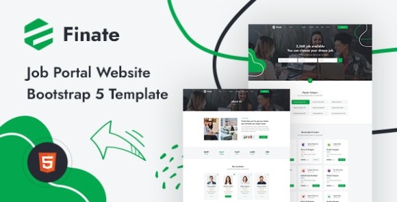 Finate v1.0 – Job Portal Website Template Using Bootstrap 5 Free