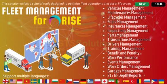 Fleet Management Plugin for RISE CRM v1.0.0 – Addon