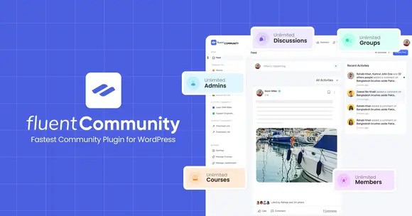 Fluent Community Pro v1.5.0 – Fast and Responsive WordPress Community Plugin