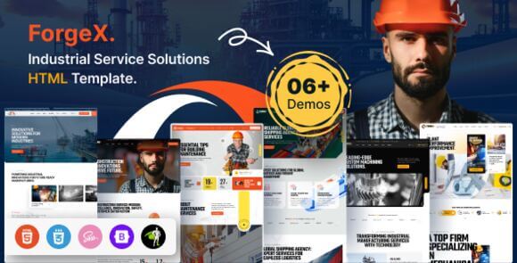 Forgex – Factory & Industry HTML Template