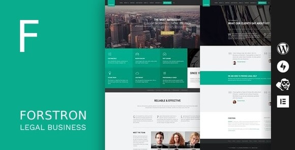 Forstron v2.1.6 – Legal Business WordPress Theme