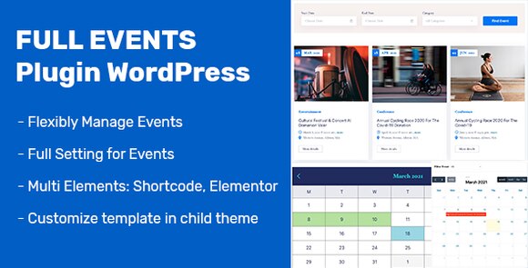 FullEvents v1.3.2 – Event Plugin WordPress