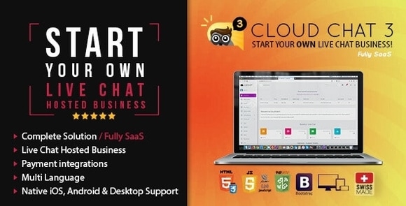 Fully SaaS Live Support Chat – Cloud Chat 3 v2.5.5 Nulled Script