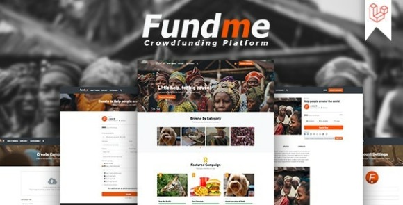 Fundme v5.5 – Crowdfunding Platform PHP Script