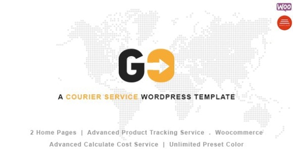 GO Courier v2.5.4 – Delivery Transport WordPress Theme Free
