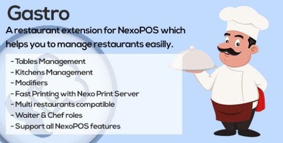 Gastro v2.4.1 – Restaurant Extension for NexoPOS Addon