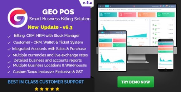 Geo POS v8.2 Nulled – Point of Sale, Billing and Stock Manager Application Script