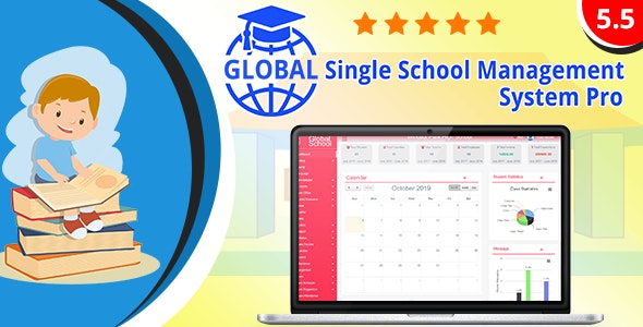 Global v5.5 Nulled – Single School Management System Pro