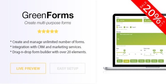 Green Forms v1.39 – Standalone Form Builder Script