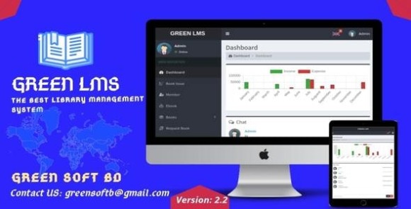 Green LMS v2.3 Nulled – The Library Management System PHP Script
