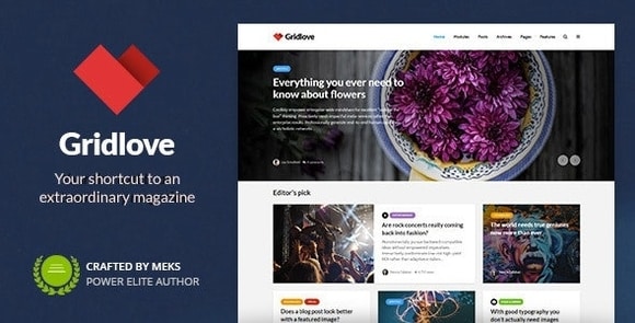 Gridlove v2.1 – News Portal & Magazine WordPress Theme Free