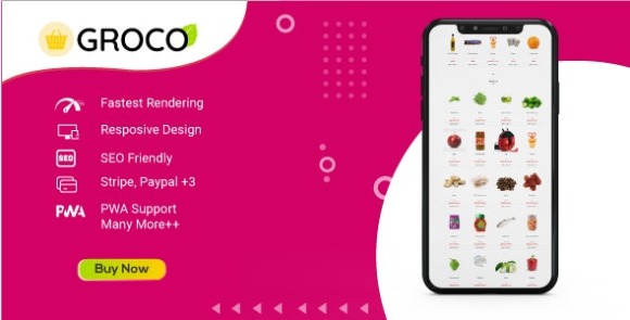 Groco v1.0 – Vue Laravel Ecommerce System PHP Script
