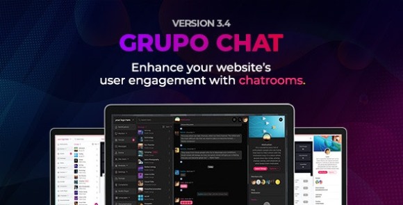 Grupo Chat v3.5 Nulled – Chat Room & Private Chat PHP Script